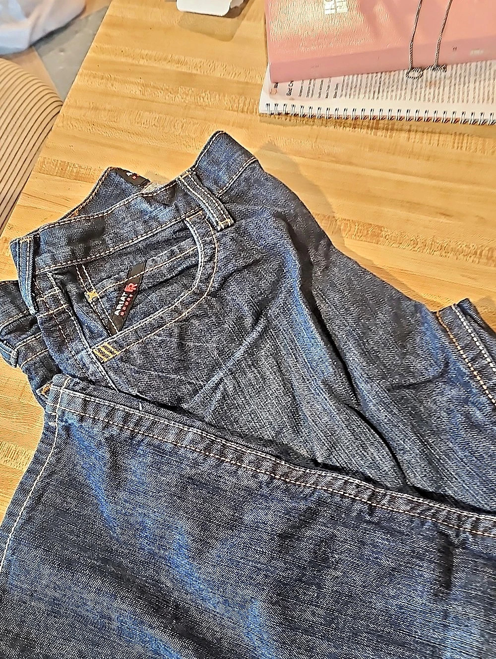 Ariat FR M4 Relaxed Boot Cut Jeans Waist 34 Blue